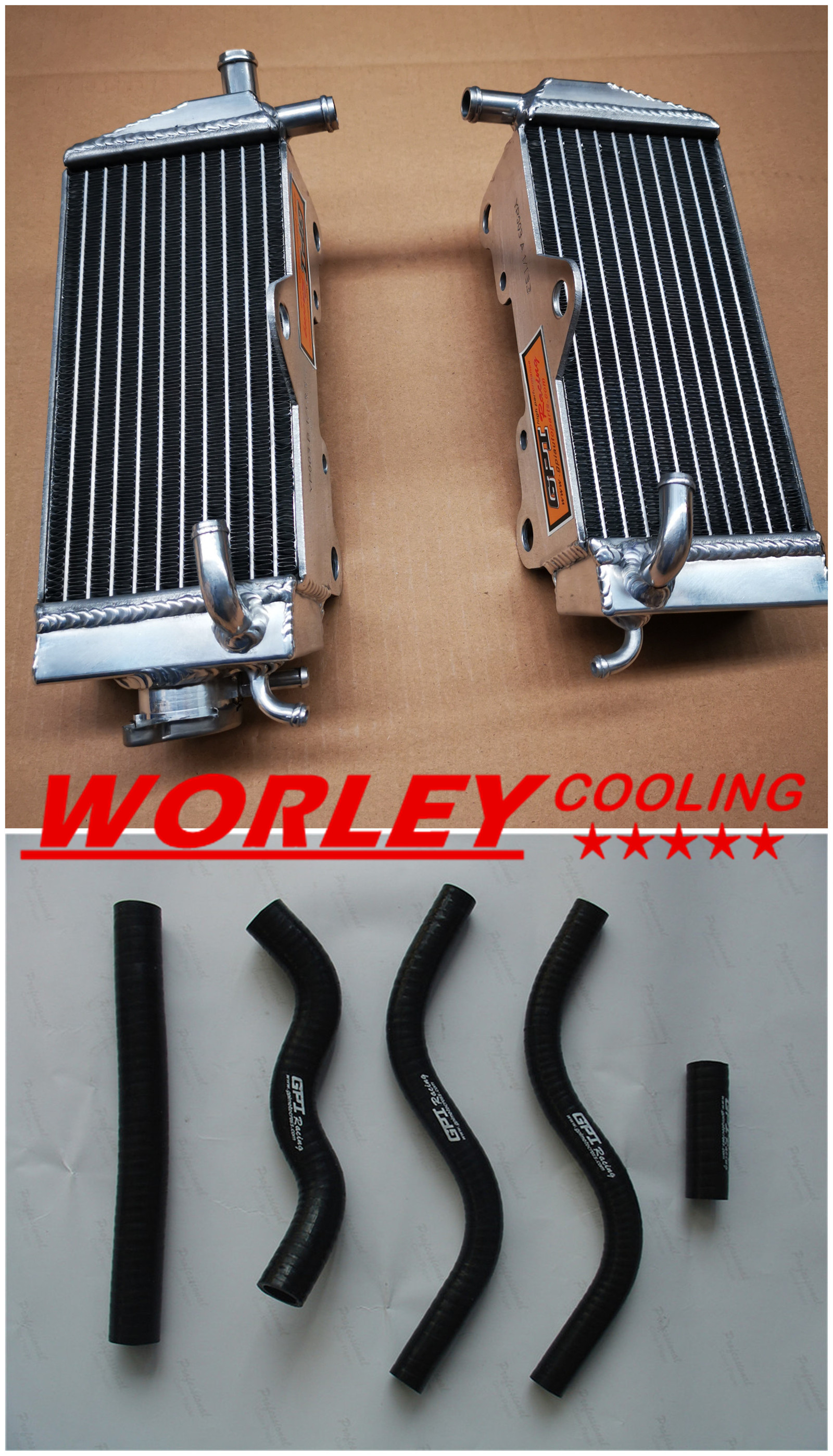 Durite De Radiateur En Silicone Noire Pour Honda CR125 / CR125R 1989 - Neuf Avec Garantie 1 An