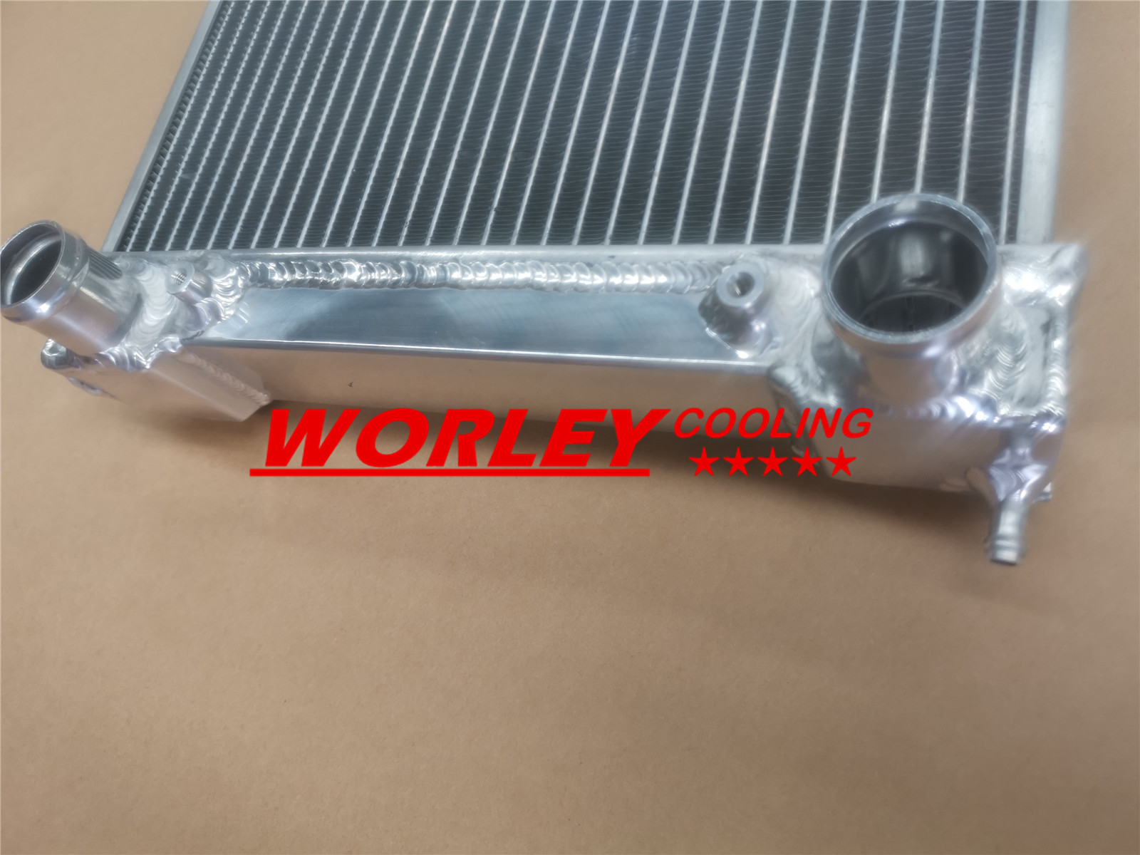 NJ-DPI-837 Aluminum Radiator For 1985-1993 Volkswagen VW Cabriolet 86 87 88 89 - Picture 8 of 12