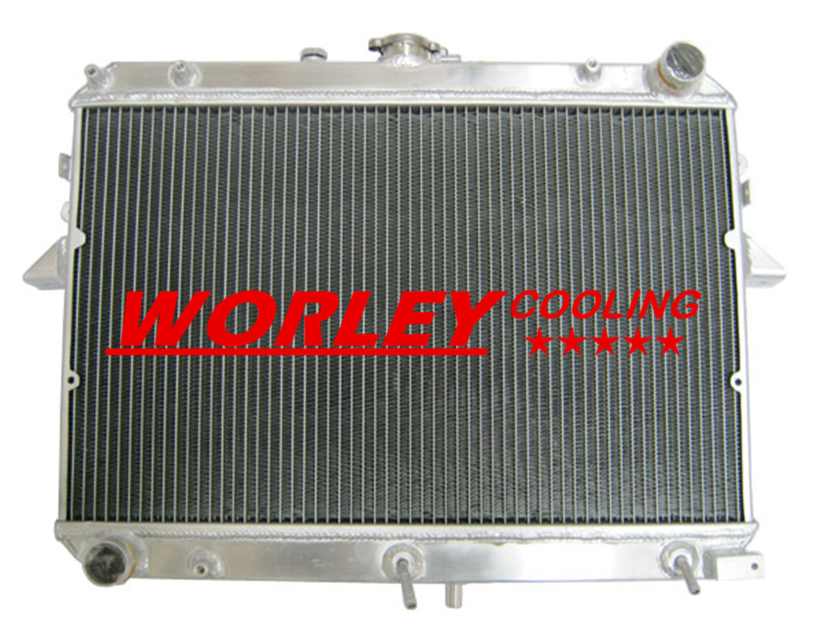 Aluminum radiator for Ford Econovan /Mazda E2000 AT Petrol 84-97 OUTLET LEFTSIDE - Imagen 1 de 10