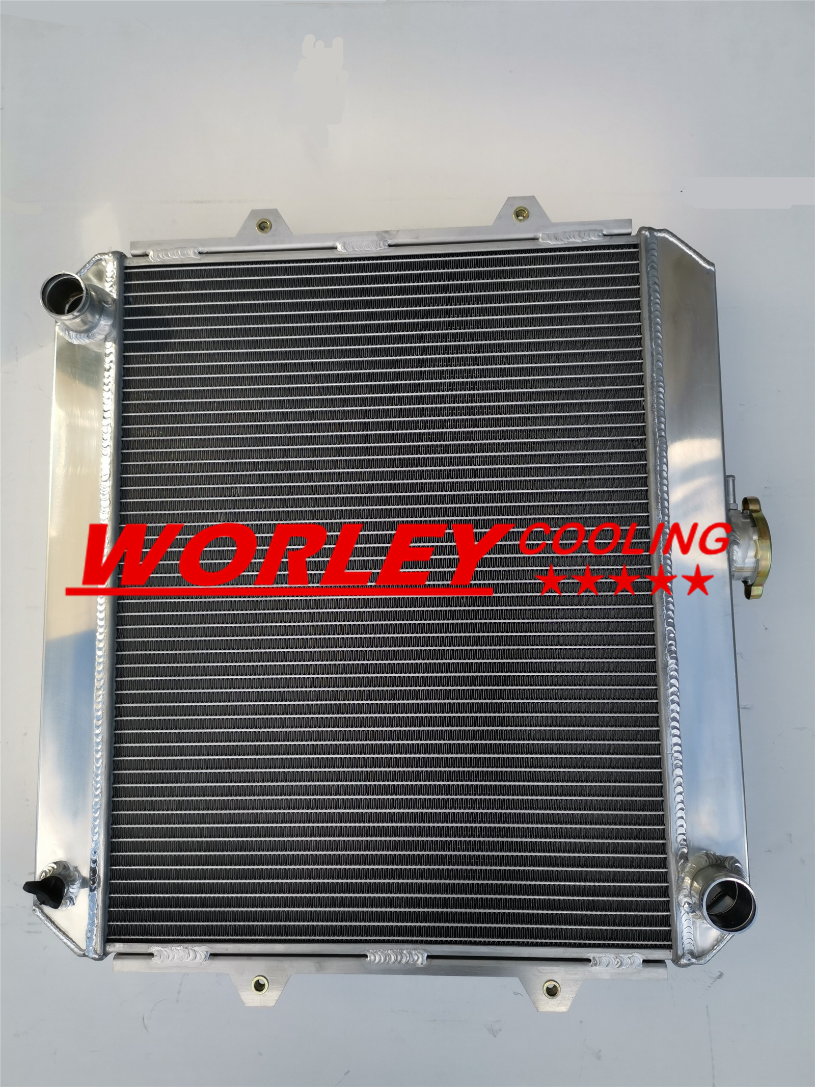 NJ-Aluminum Radiator + FAN For TOYOTA HILUX RN85 YN85 22R 2.4L Petrol ...