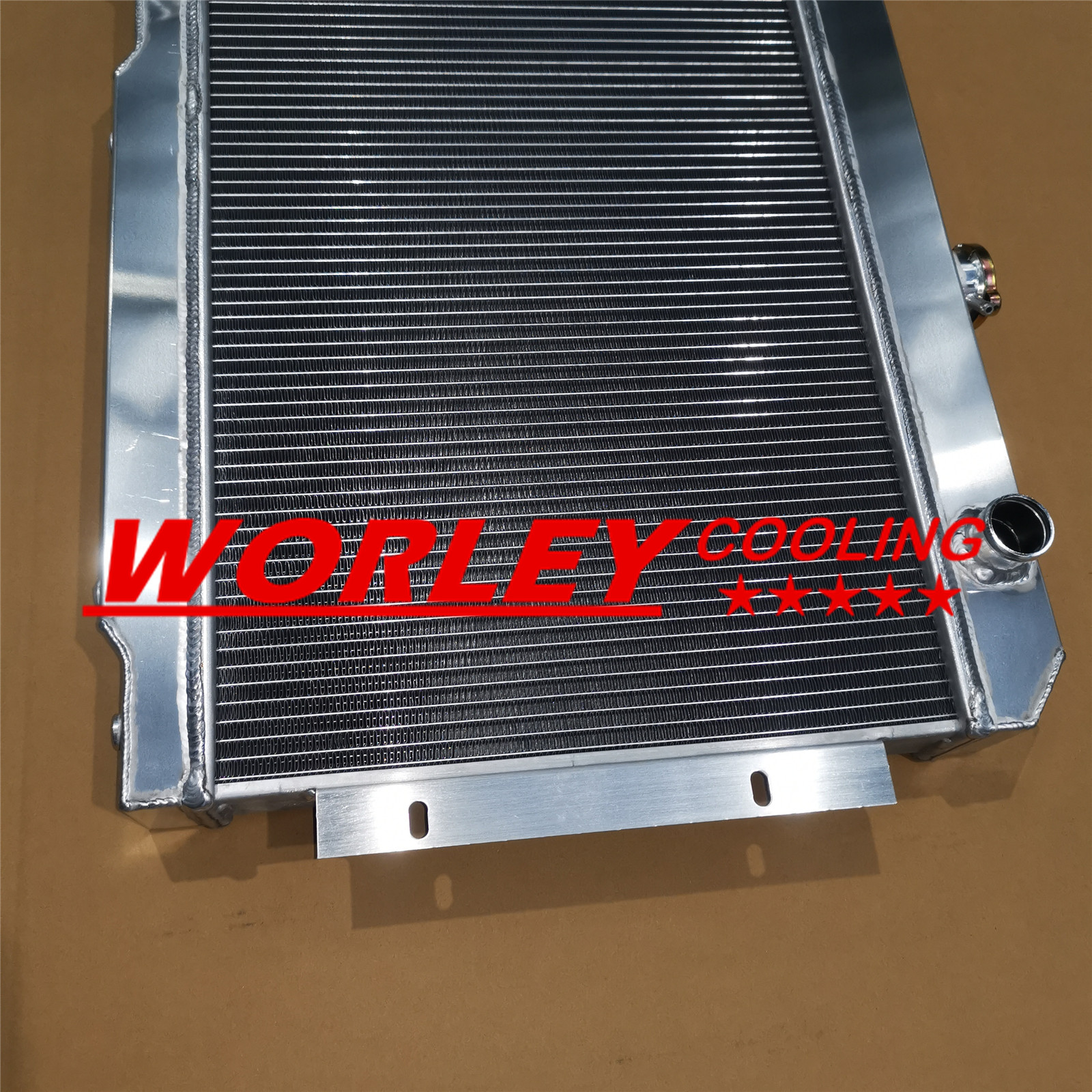 CA-44mm Aluminum Radiator for Jeep CJ CJ5/CJ6/CJ7 3.8L-5.0L 70-86 71 72 ...