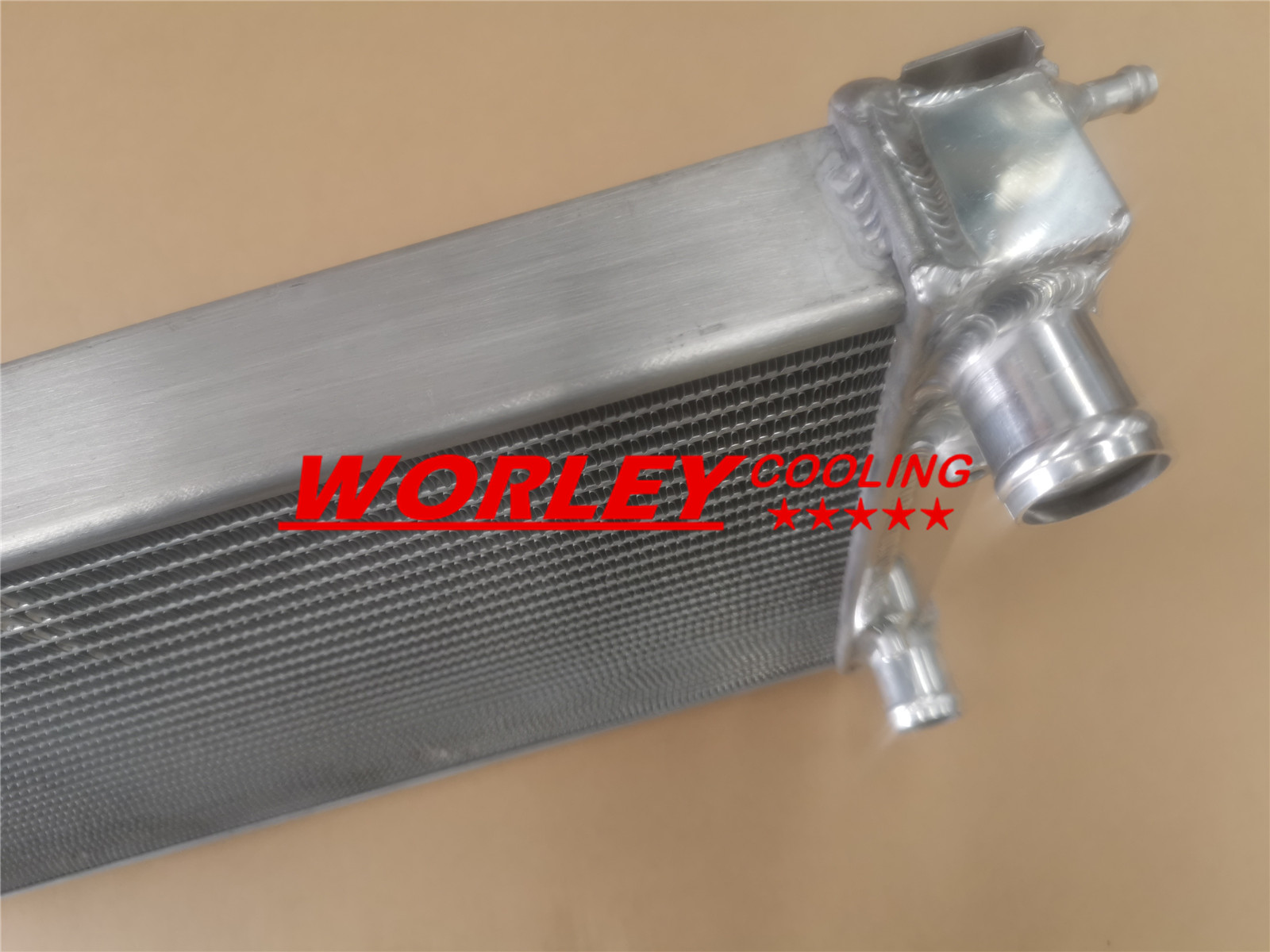NJ-DPI-837 Aluminum Radiator For 1985-1993 Volkswagen VW Cabriolet 86 87 88 89 - Picture 3 of 12