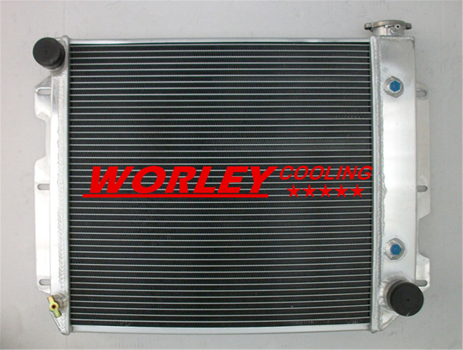 VIC-Aluminum Radiator for Jeep Wrangler TJ YJ/ V8 Conversion 87-95 97 ...