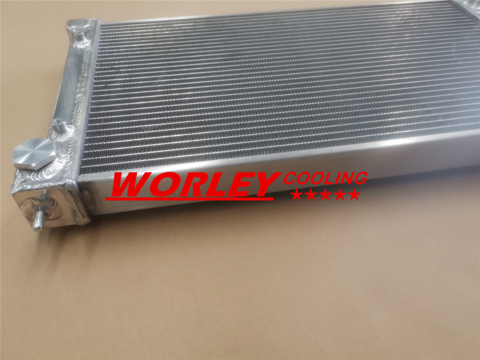 NJ-DPI-837 Aluminum Radiator For 1985-1993 Volkswagen VW Cabriolet 86 87 88 89 - Picture 6 of 12
