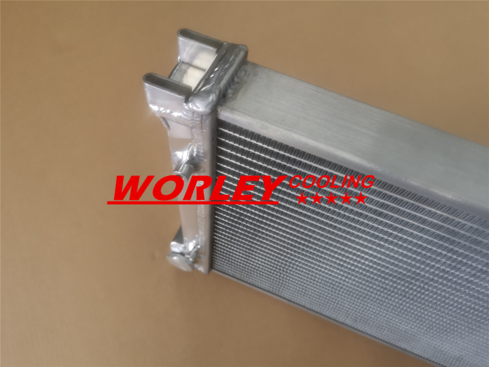 NJ-DPI-837 Aluminum Radiator For 1985-1993 Volkswagen VW Cabriolet 86 87 88 89 - Picture 4 of 12