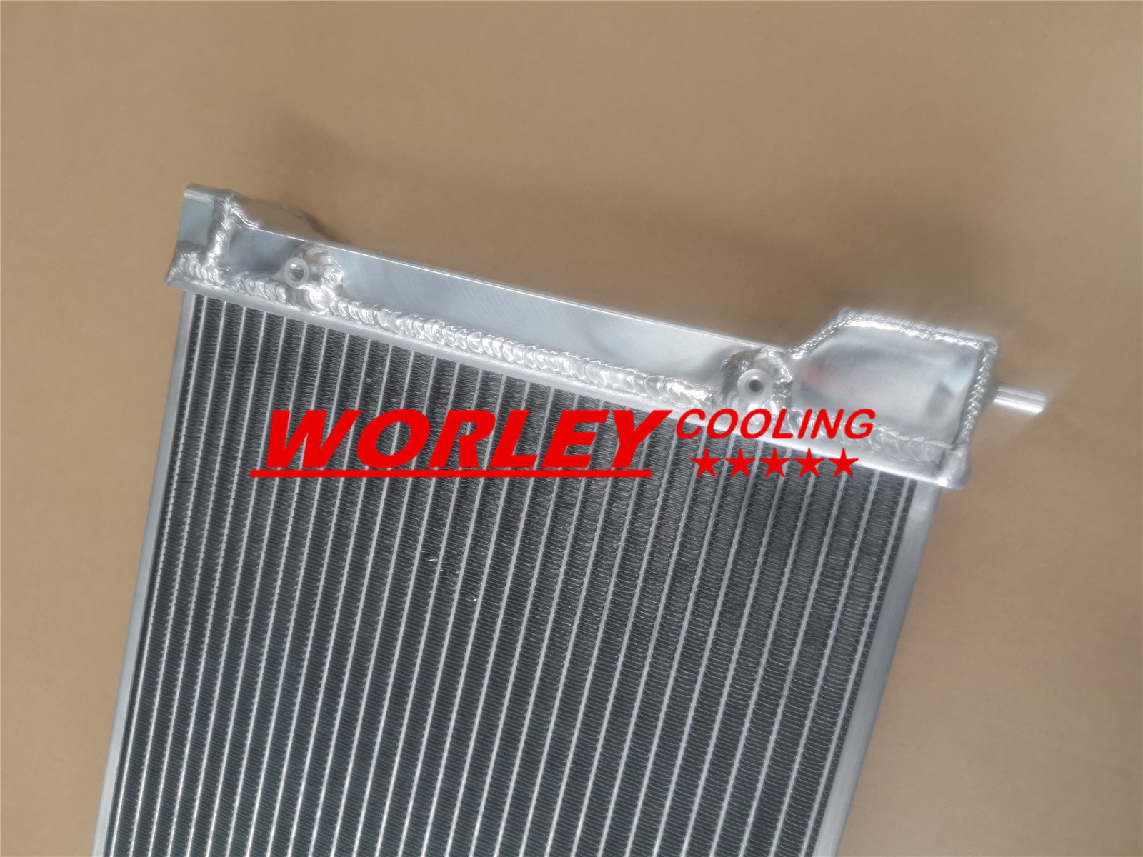 NJ-DPI-837 Aluminum Radiator For 1985-1993 Volkswagen VW Cabriolet 86 87 88 89 - Picture 2 of 12