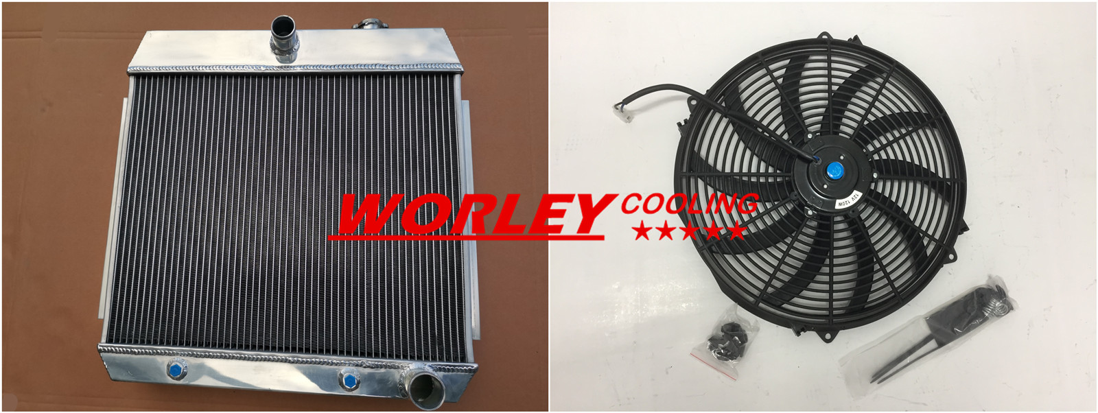 3 row for chevy bel air v8 w/cooler 1955 1956 1957アルミニウムラジエーター3ROW For CHEVY BEL AIR V8 W/COOLER 1955 1956 1957 Alumi