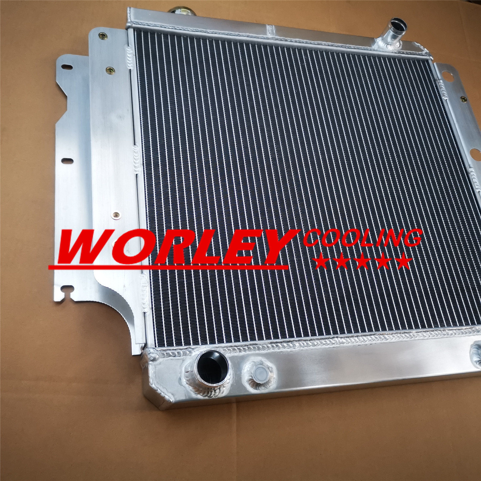 Nj 3row radiator shroud for 1987 1988 1989 1990 jeep wrangler 4 2l l6
