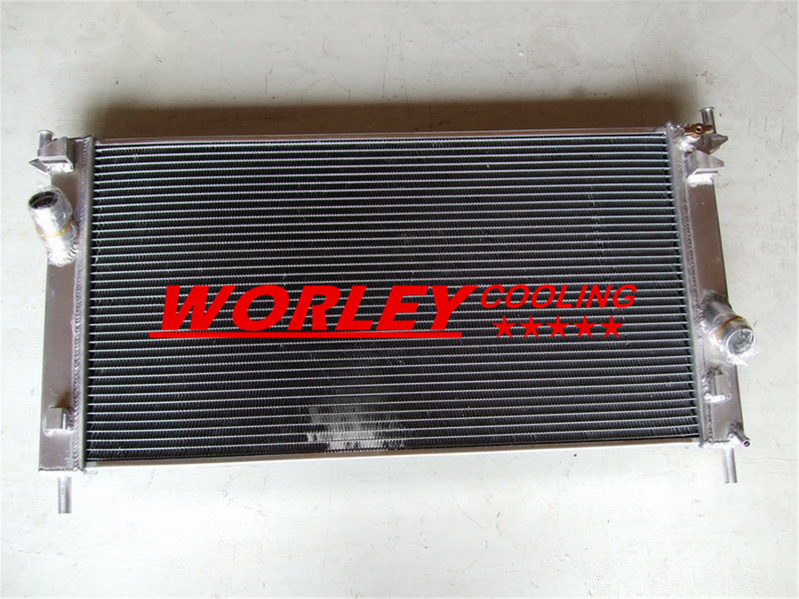 CA-Alloy radiator + fan for Ford Focus MK2 RS305 RS350 ST225 MAZDA 3 2. ...